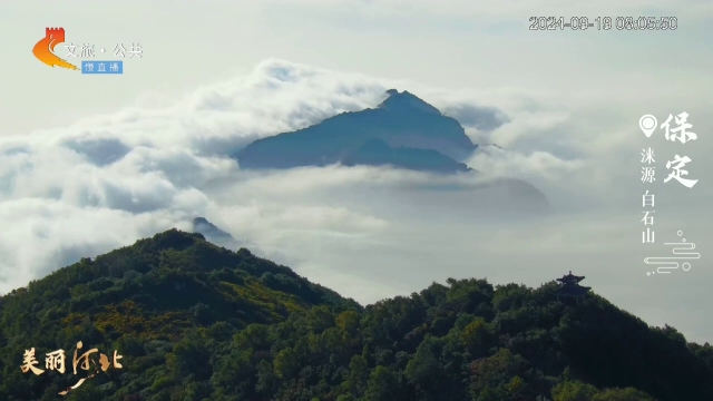 美丽河北慢直播丨云来山更佳，太行龙首，美哉！保定 清晨 2024/09/19#这么近，那么美，周末到河北