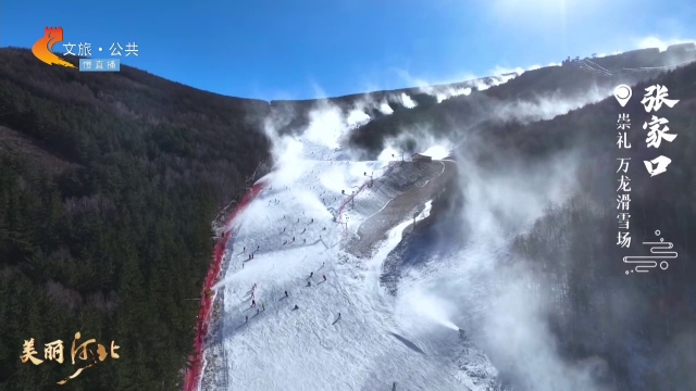 美丽河北慢直播•京张体育文化旅游带丨“腾云驾雾”飞翔在万龙雪道，酷！正午2024/11/19 #这么近，那么美，周末到河北