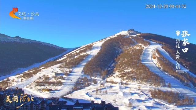 美丽河北慢直播•京张体育文化旅游带丨崇礼冰雪盛宴！哪一条是你最爱的雪道？清晨 2024/12/28 #这么近，那么美，周末到河北