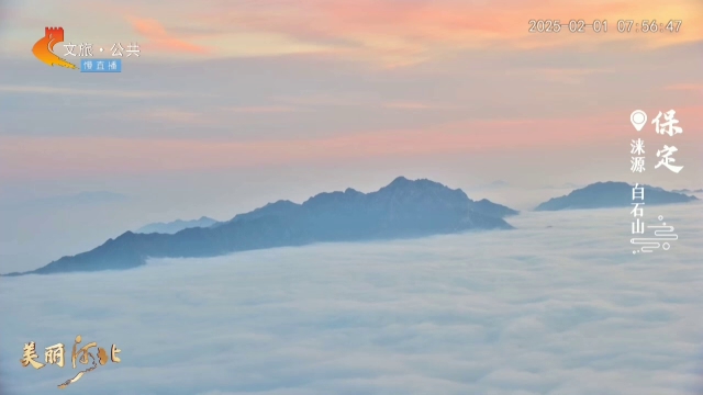 美丽河北慢直播•春节去哪儿？丨这个春节到太行龙首，登山观“海”吧~清晨 2025/02/01#这么近，那么美，周末到河北