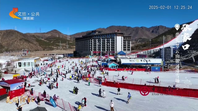 美丽河北慢直播•春节去哪儿？丨来翠云山银河滑雪场，感受别样年味~正午 2025/02/01#这么近，那么美，周末到河北