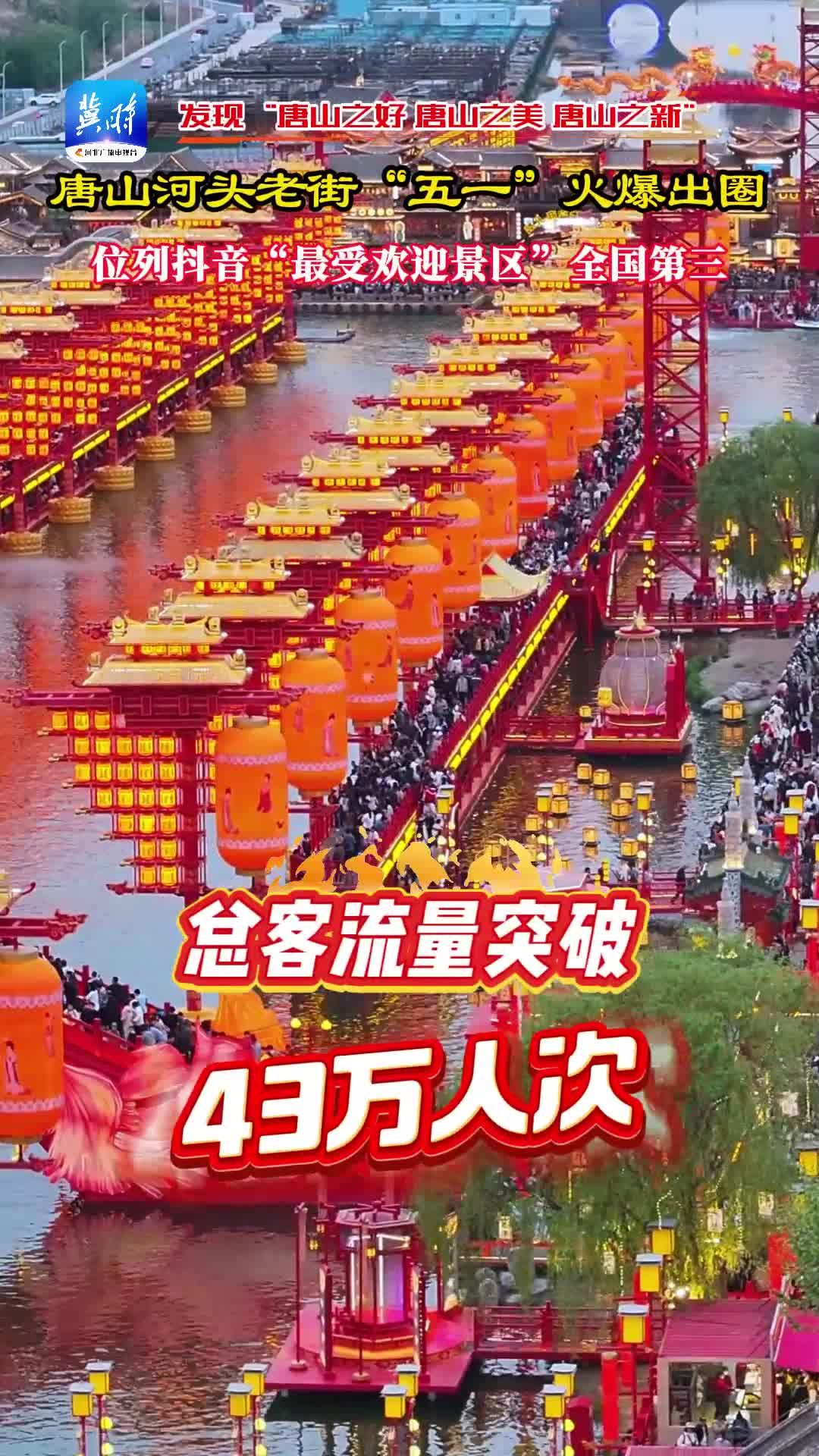唐山河头老街“五一”火爆出圈