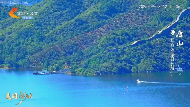 美丽河北慢直播•长城文化旅游带丨打卡潘家口长城，看碧水如镜映蓝天，巨龙蜿蜒展雄姿 正午 2025/09/18#这么近，那么美，周末到河北