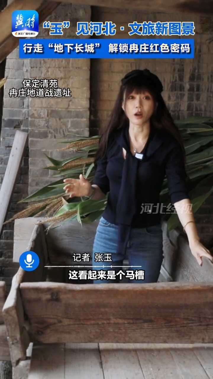 行走冉庄“地下长城”， 解锁红色密码！#“玉”见河北#红色旅游#冉庄地道战遗址