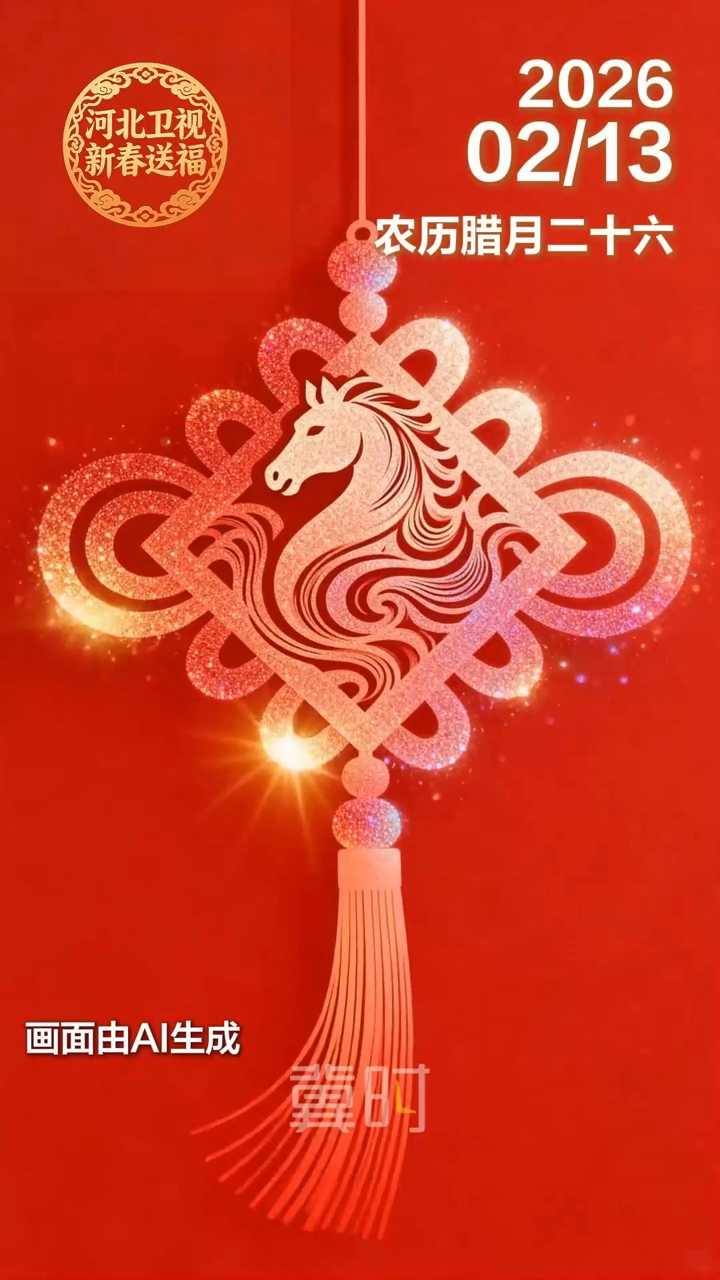 今天是2月13日，農歷臘月二十六，“二十六，燉年肉”，肉香四溢，燉來滿滿財氣和福氣，愿你新的一年紅紅火火，越來越旺！