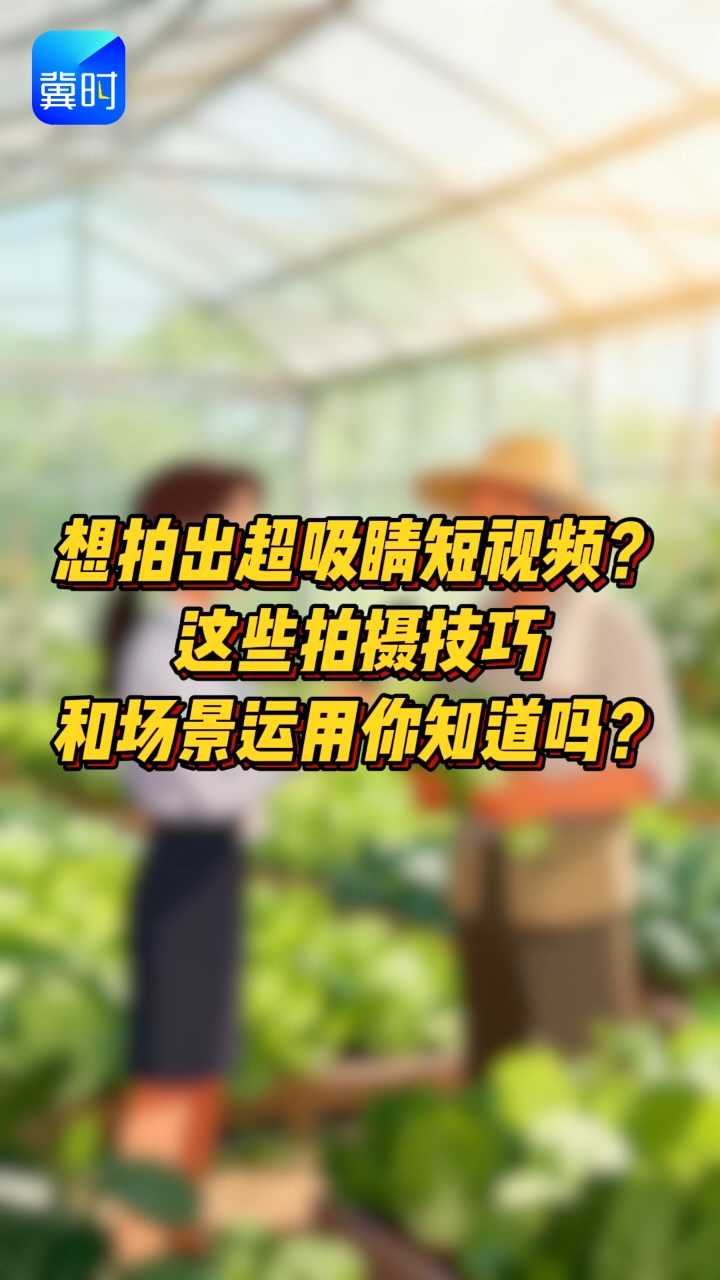 想拍出超吸睛短视频？这些拍摄技巧和场景运用你知道吗？