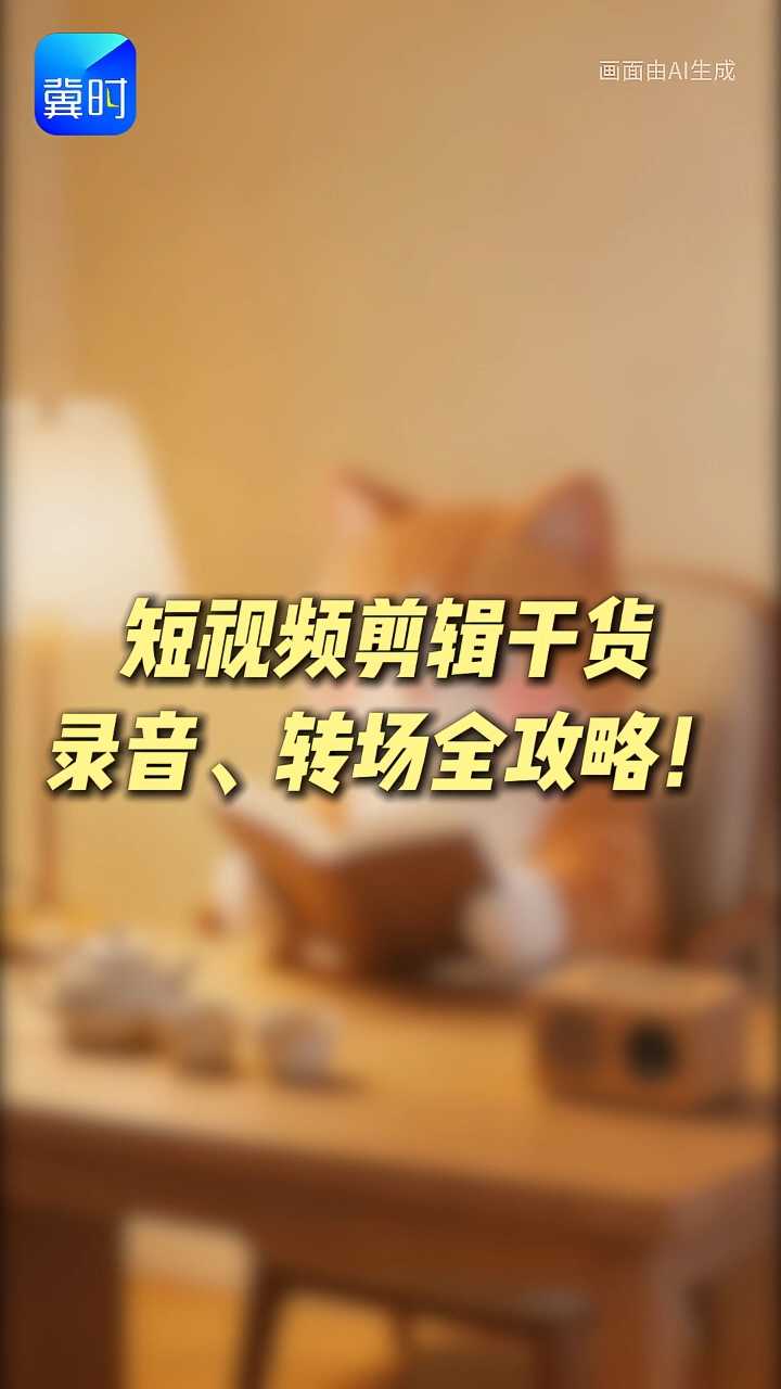 短视频剪辑干货——录音、转场全攻略！