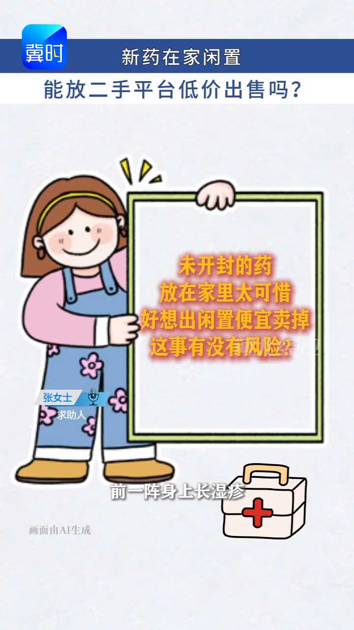 新药没拆封 能不能在二手平台低价卖掉？这事违法不？ #冀时帮·快帮答疑
