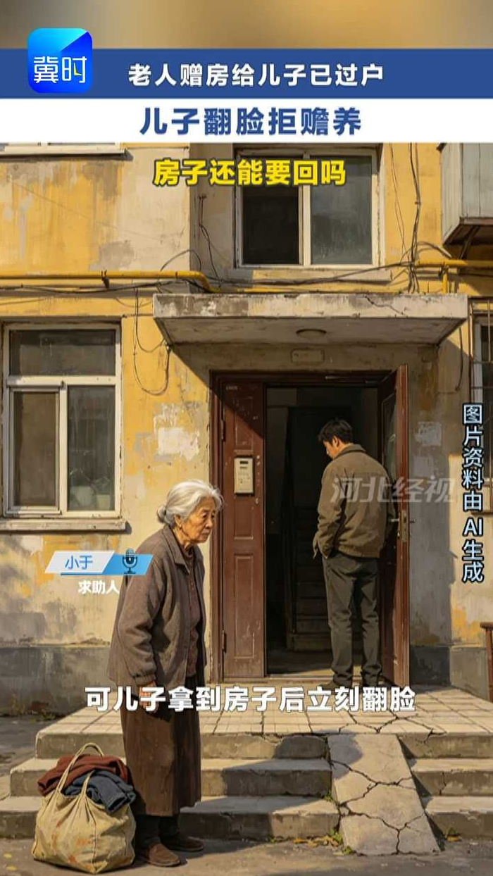 已过户的赠与房产也能反悔？这种情况下，法律明确支持追回  #冀时帮·小吴来帮忙