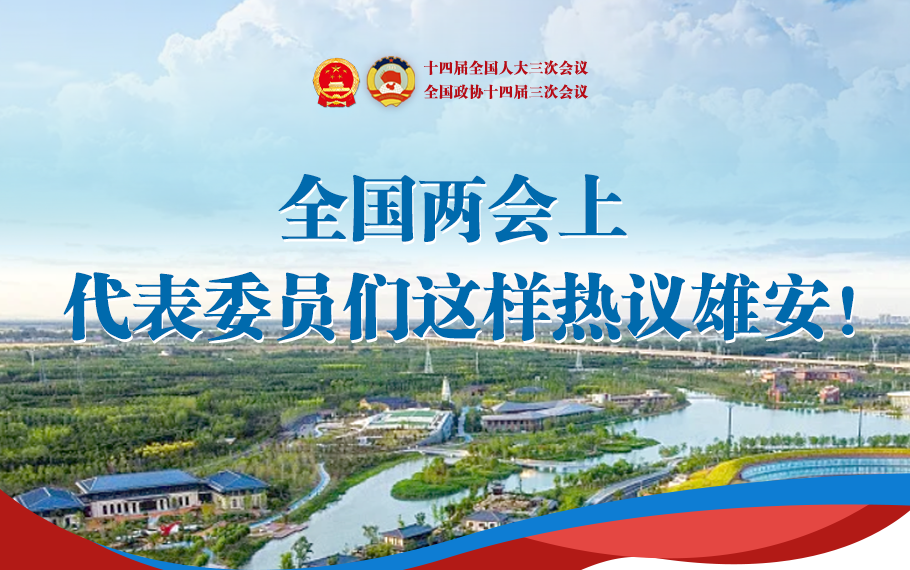 冀时长图 | 全国两会上，代表委员们这样热议雄安！